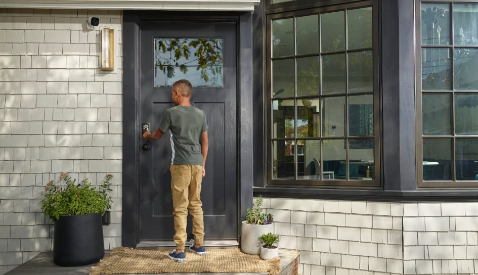 Vivint Smart Lock on home in Fort Worth