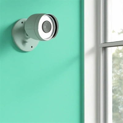 Fort Worth vivint camera facing a window